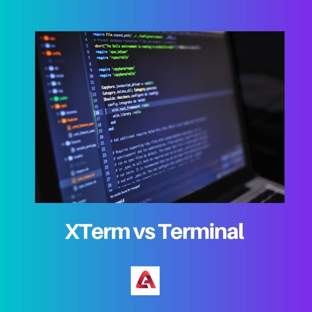 XTerm مقابل Terminal