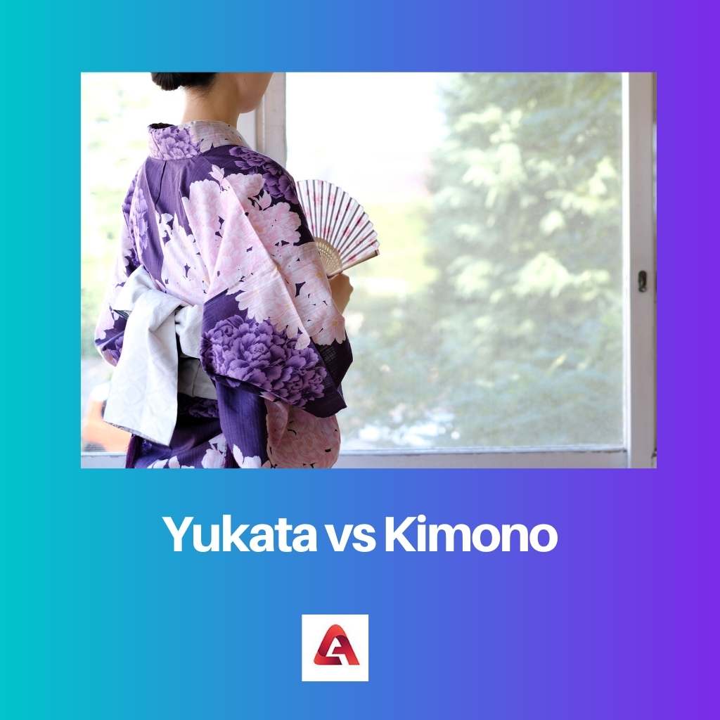Yukata versus kimono