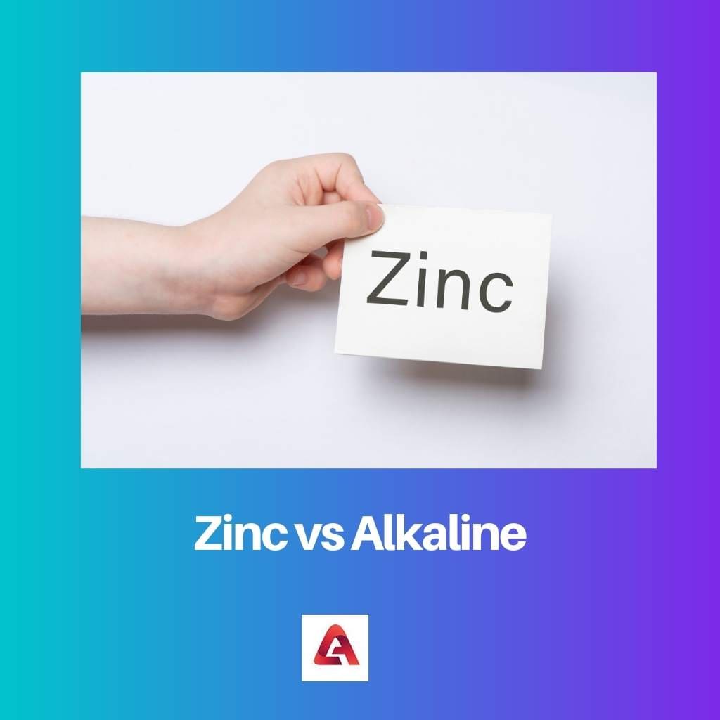 Zink versus alkalisch