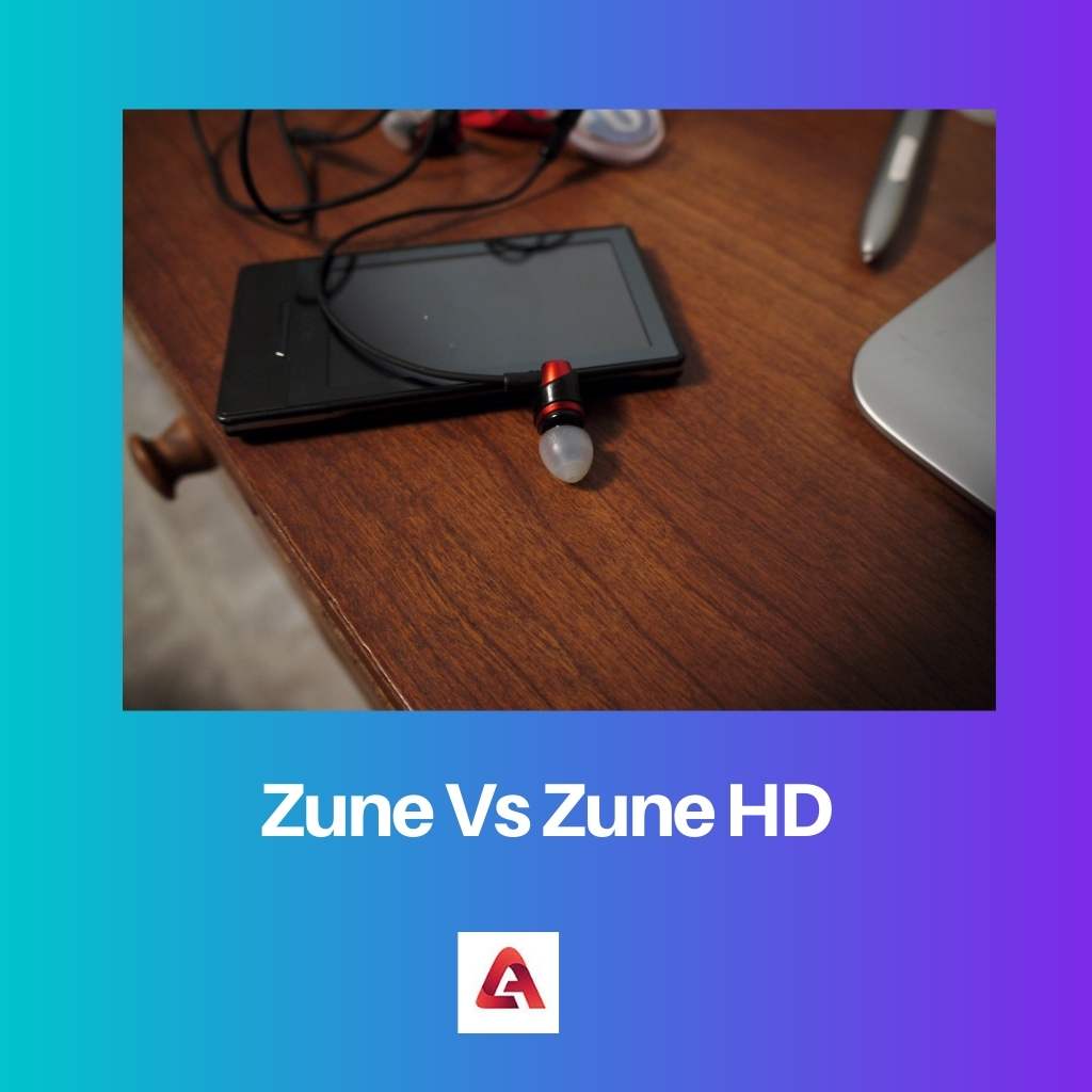 Zune versus Zune HD