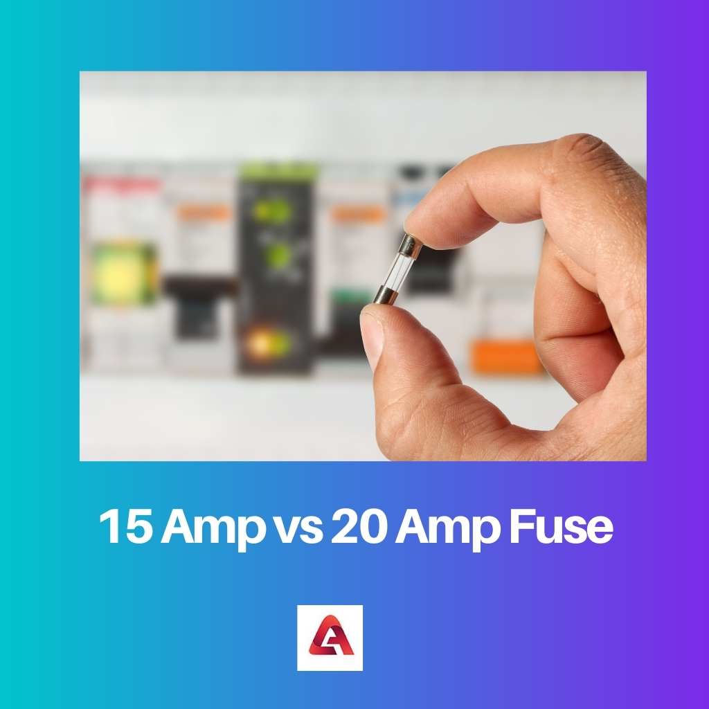 15 Amp vs 20 Amp Fuse