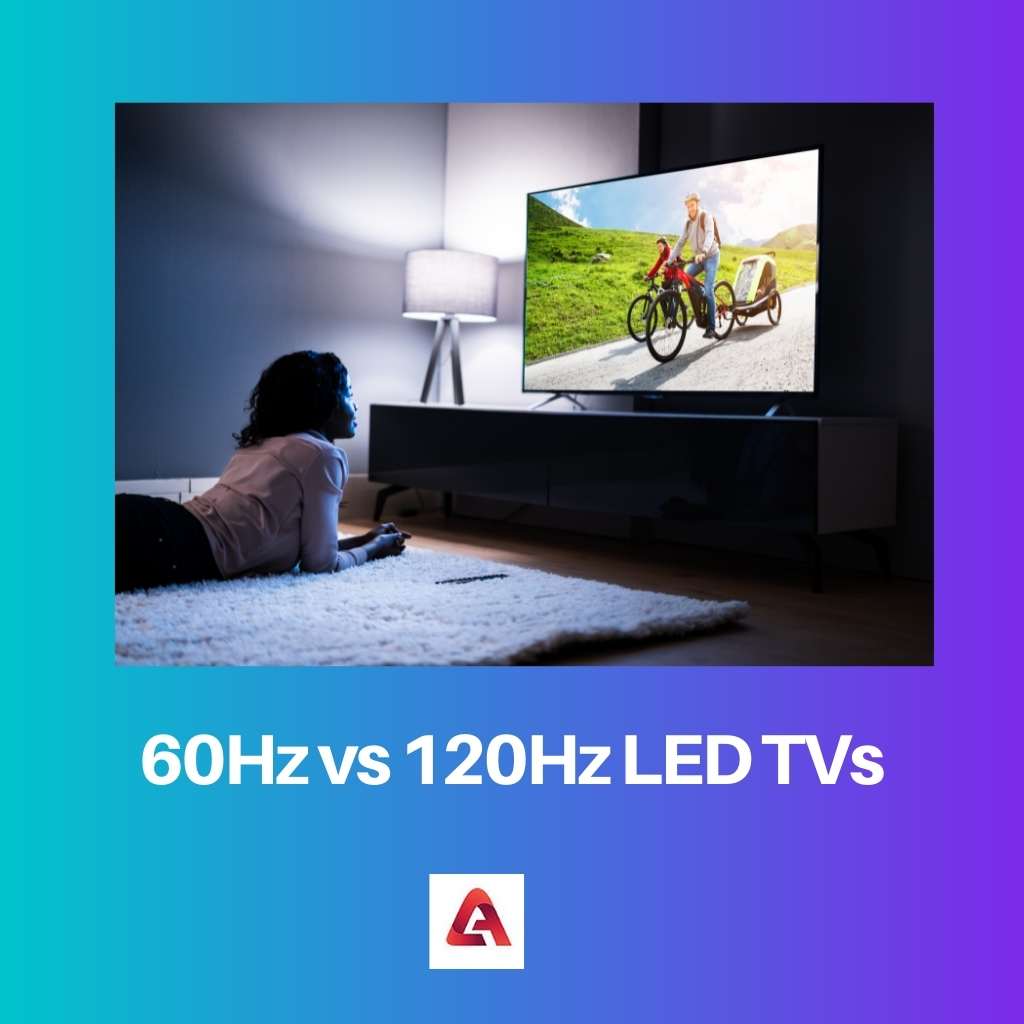 Televisores LED de 60 Hz frente a 120 Hz
