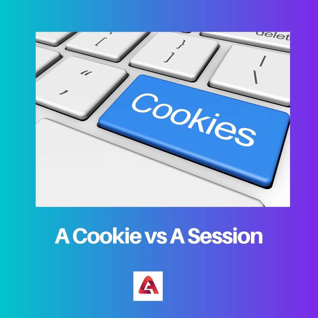 Ein Cookie vs. eine Sitzung