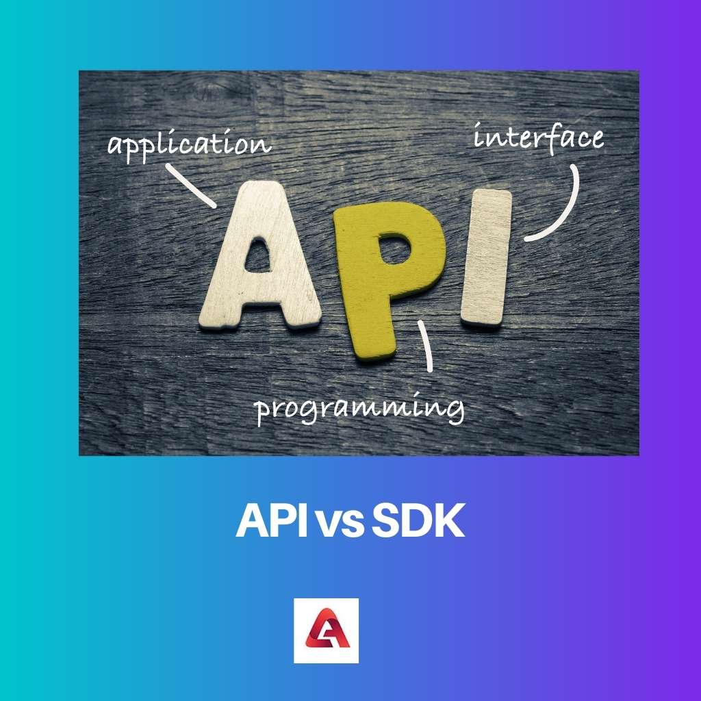 API مقابل SDK