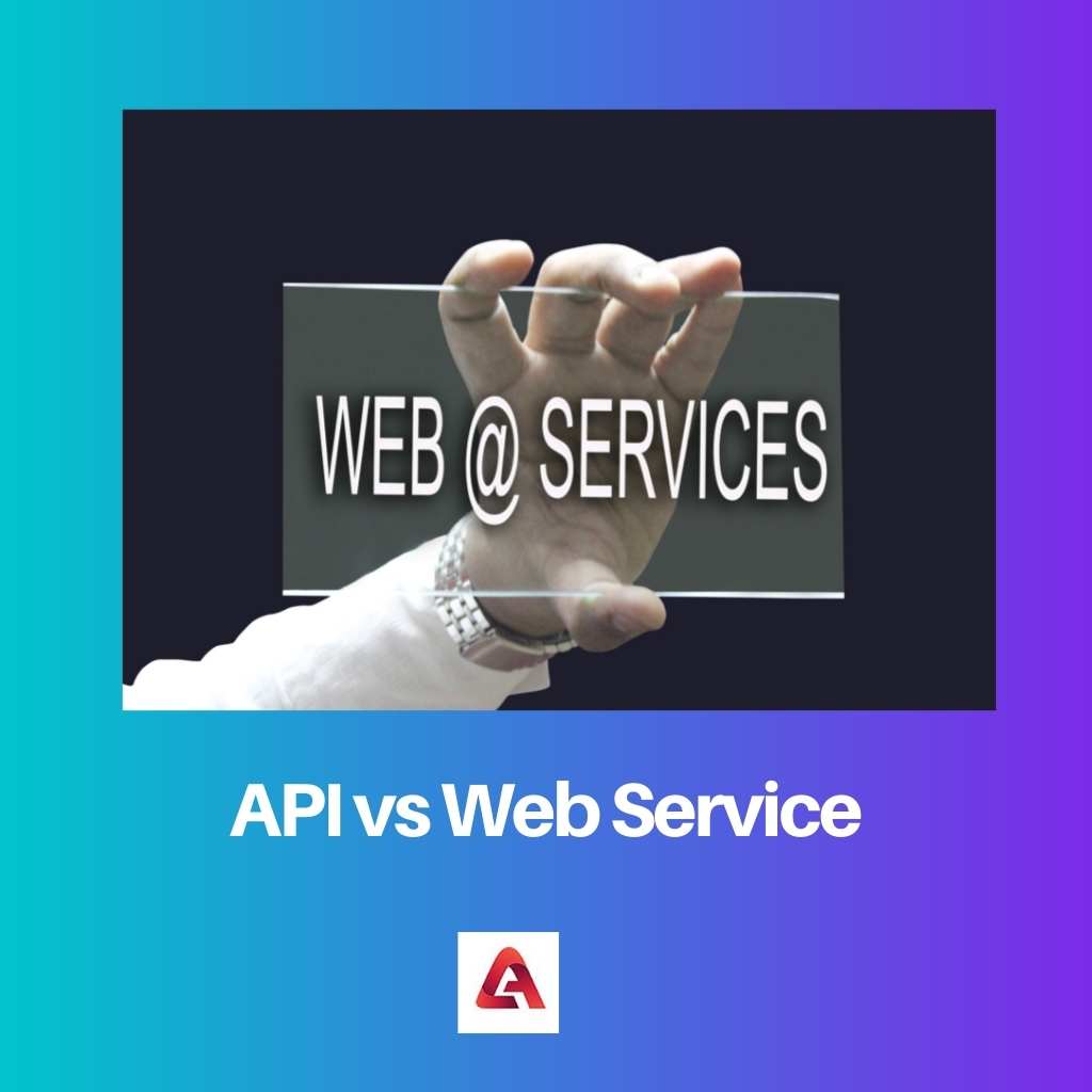 API versus webservice