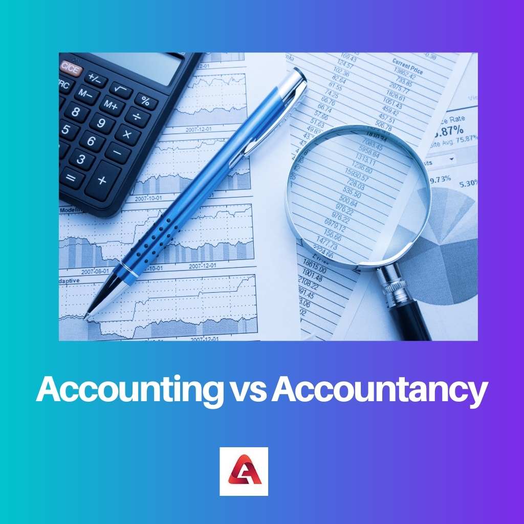 Účetnictví vs účetnictví