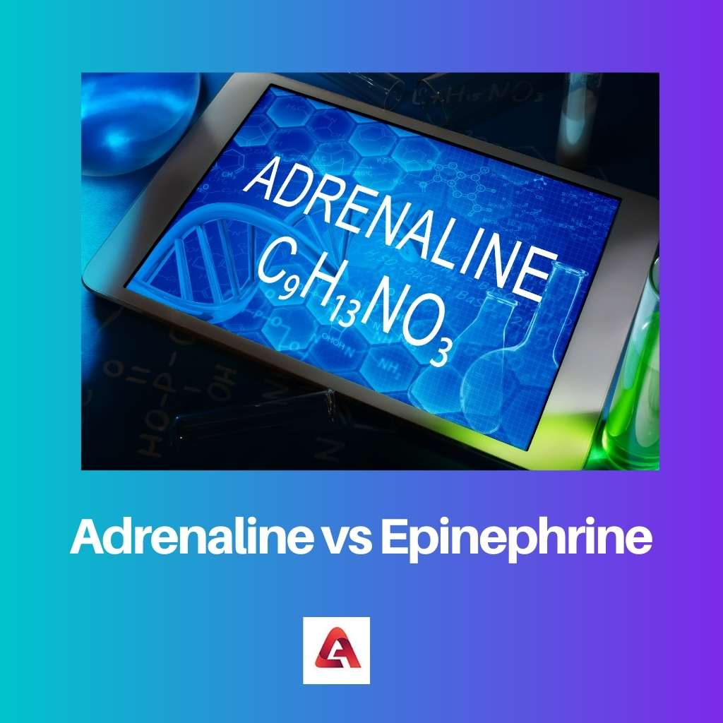 Adrenaline vs Epinephrine