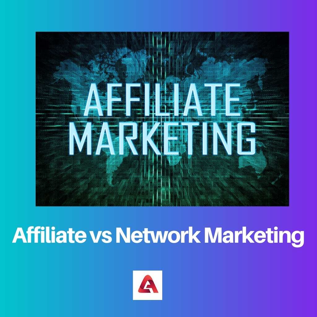 Affiliate vs mrežni marketing