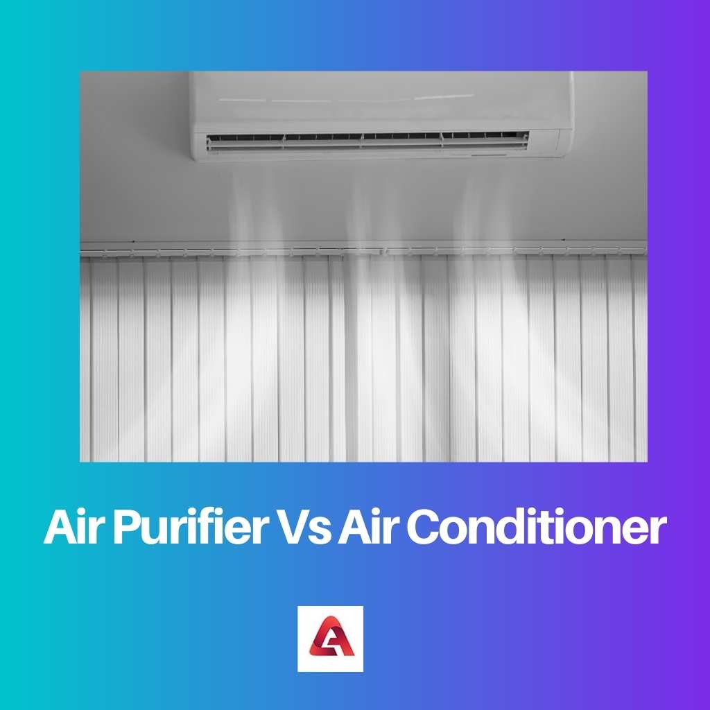 Purificatore d'aria vs condizionatore d'aria