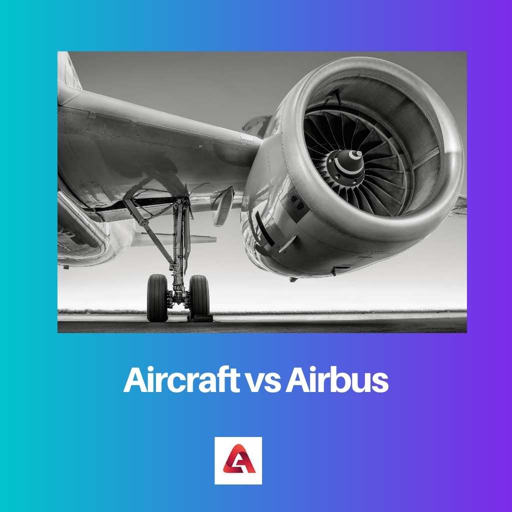Flugzeug gegen Airbus
