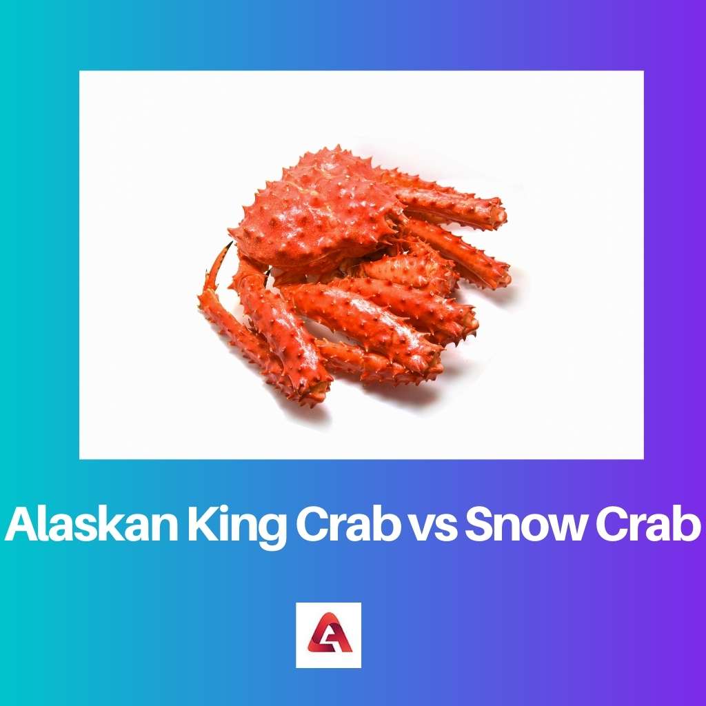 Alaskan King Crab vs Snow Crab