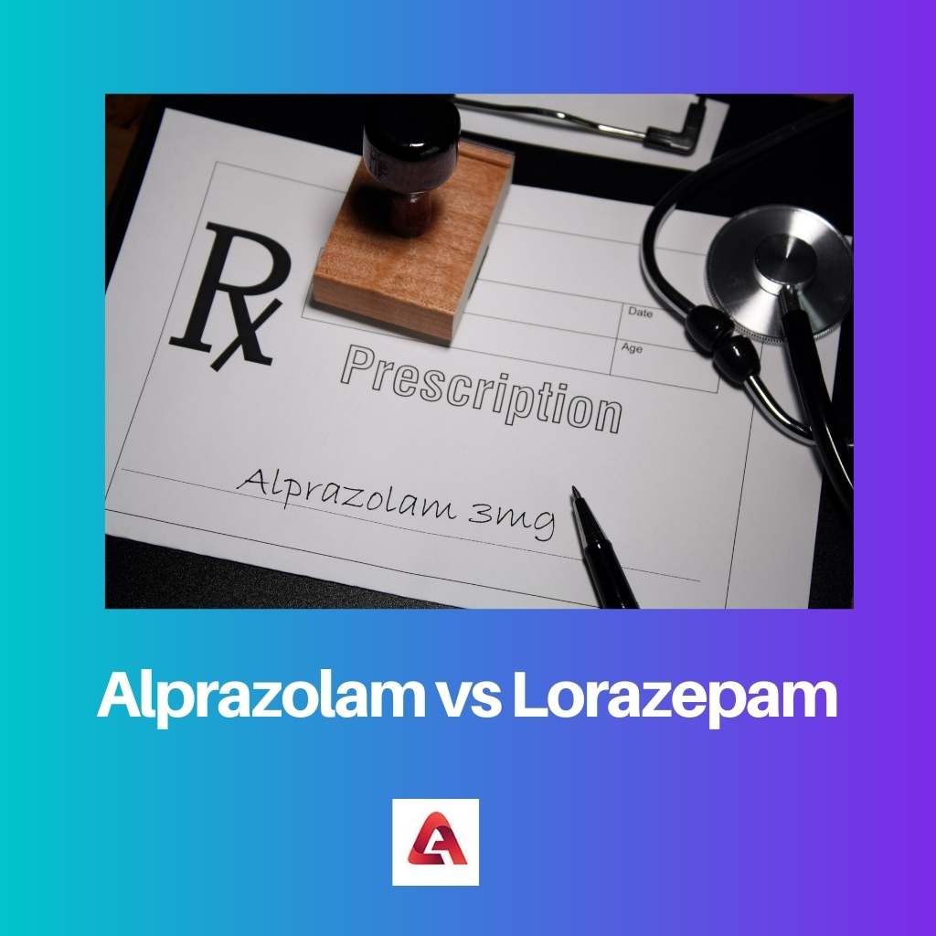 Alprazolam versus Lorazepam