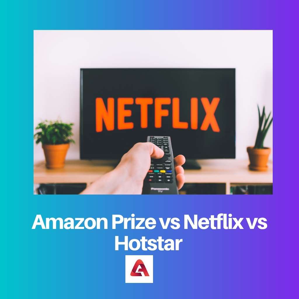 Amazon-prijs versus Netflix versus Hotstar