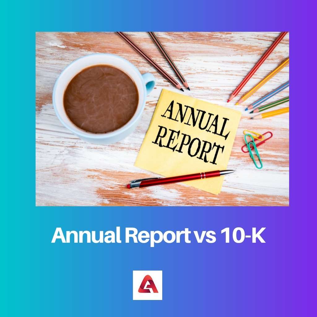 Rapport annuel vs 10 XNUMX