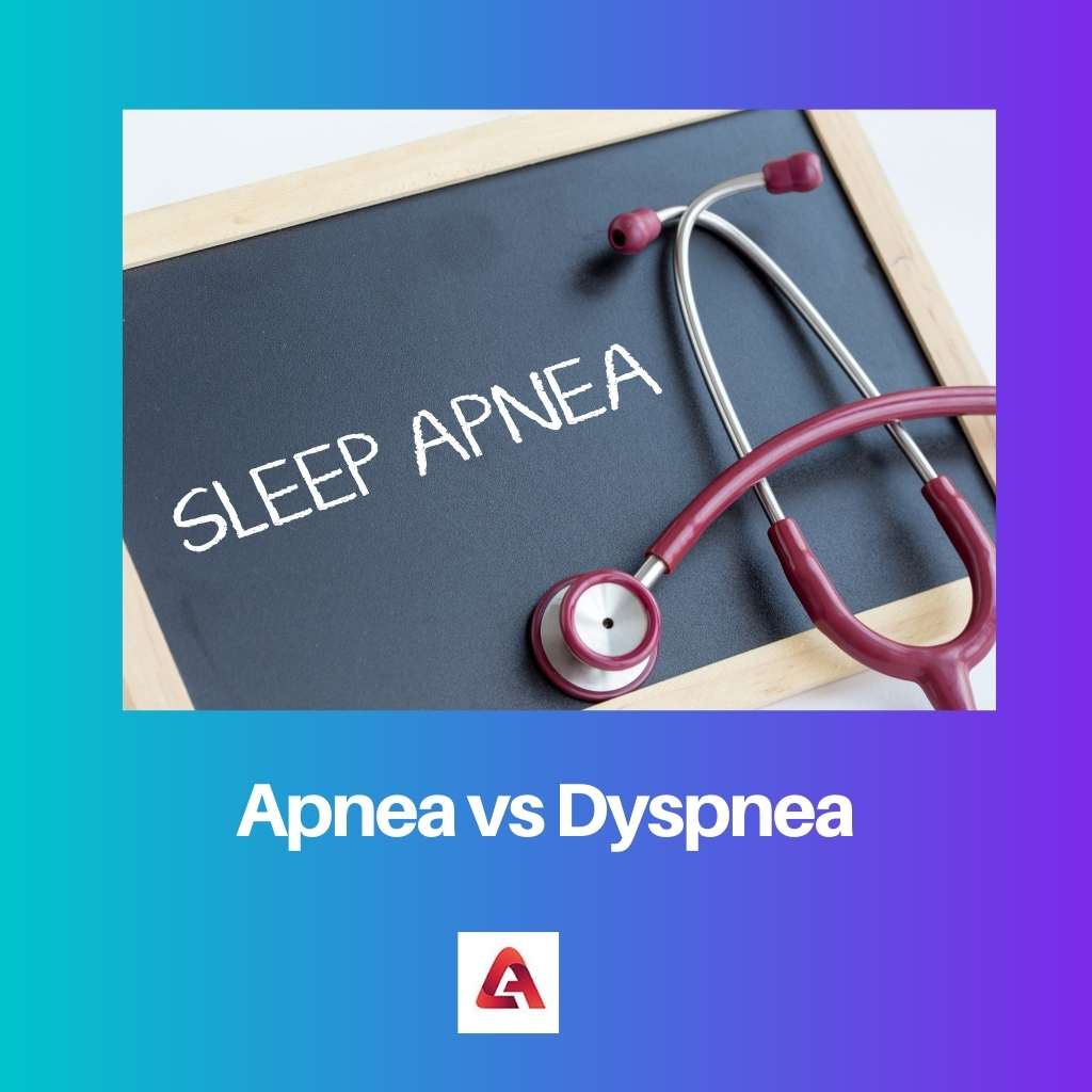Apnea vs Dyspnea