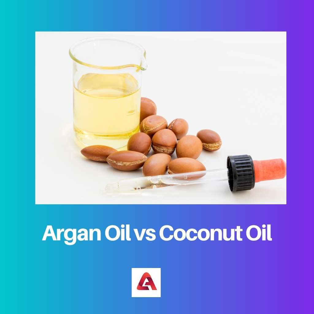 Arganolie versus kokosolie