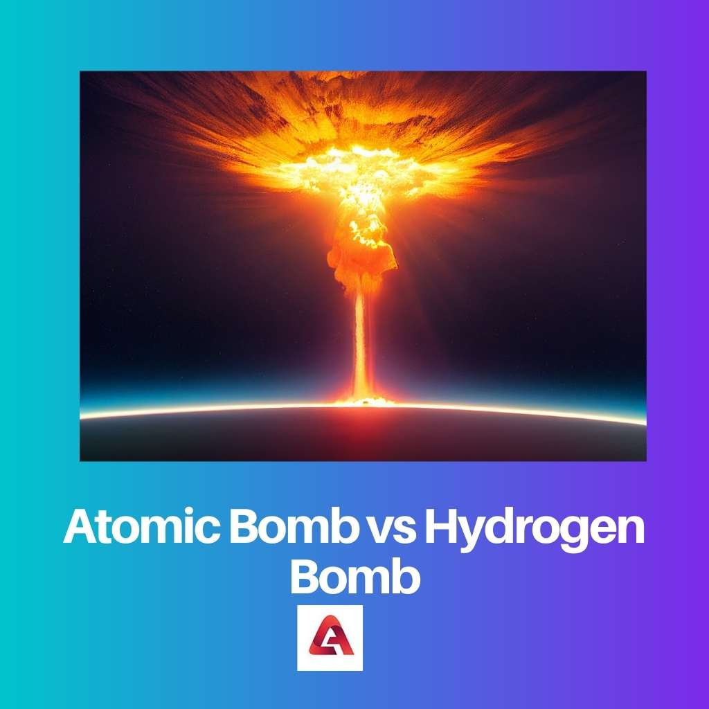 القنبلة الذرية مقابل القنبلة الهيدروجينية