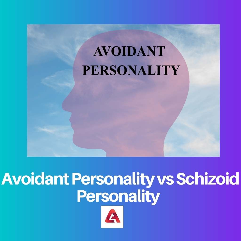 Avoidant Personality vs Schizoid Personality