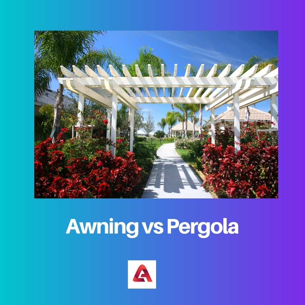 Auvent vs Pergola