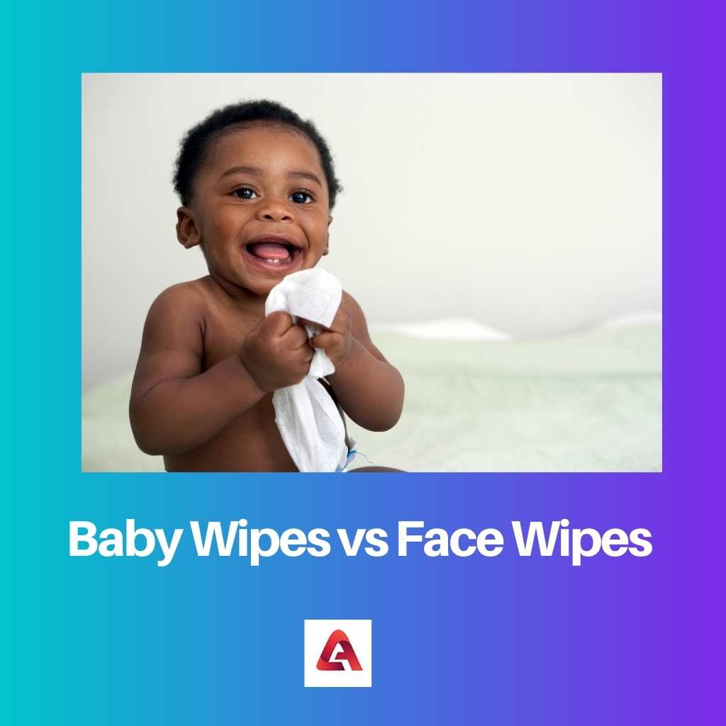 Toallitas húmedas para bebés frente a toallitas faciales