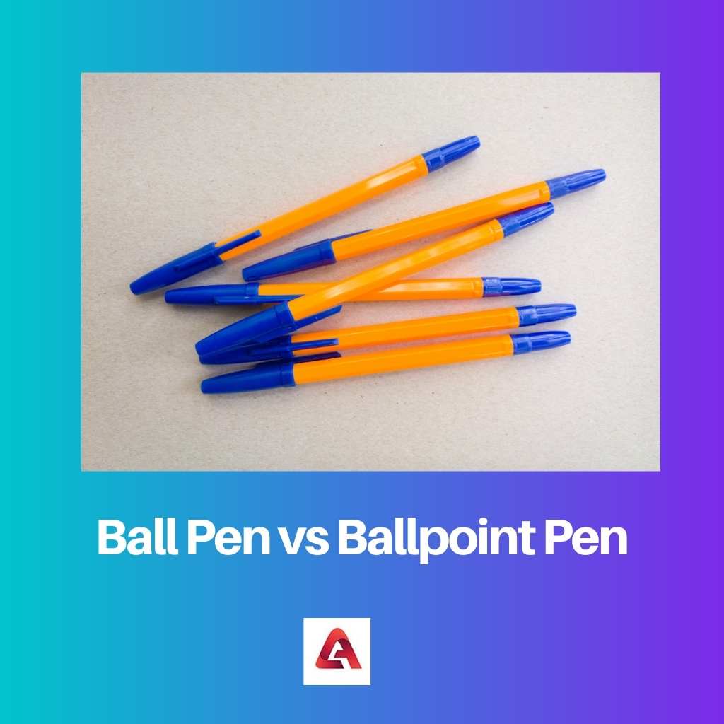 Stylo à bille vs stylo à bille