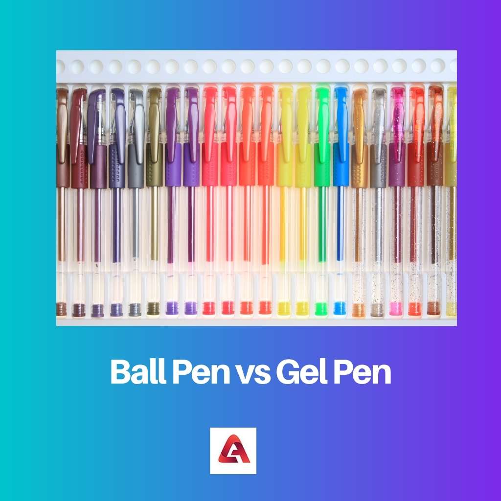 Penna a sfera vs penna gel