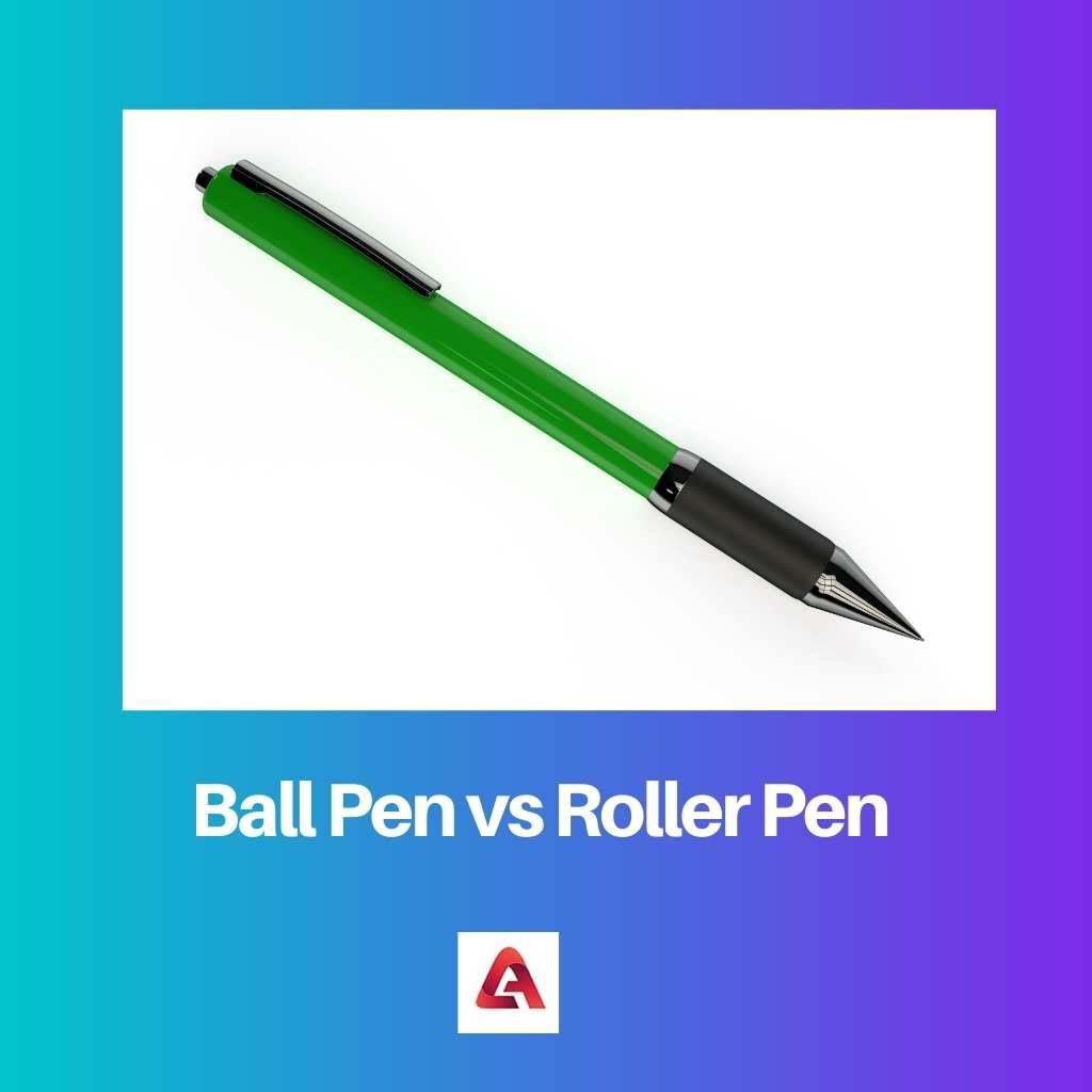 الكرة القلم مقابل القلم الرول