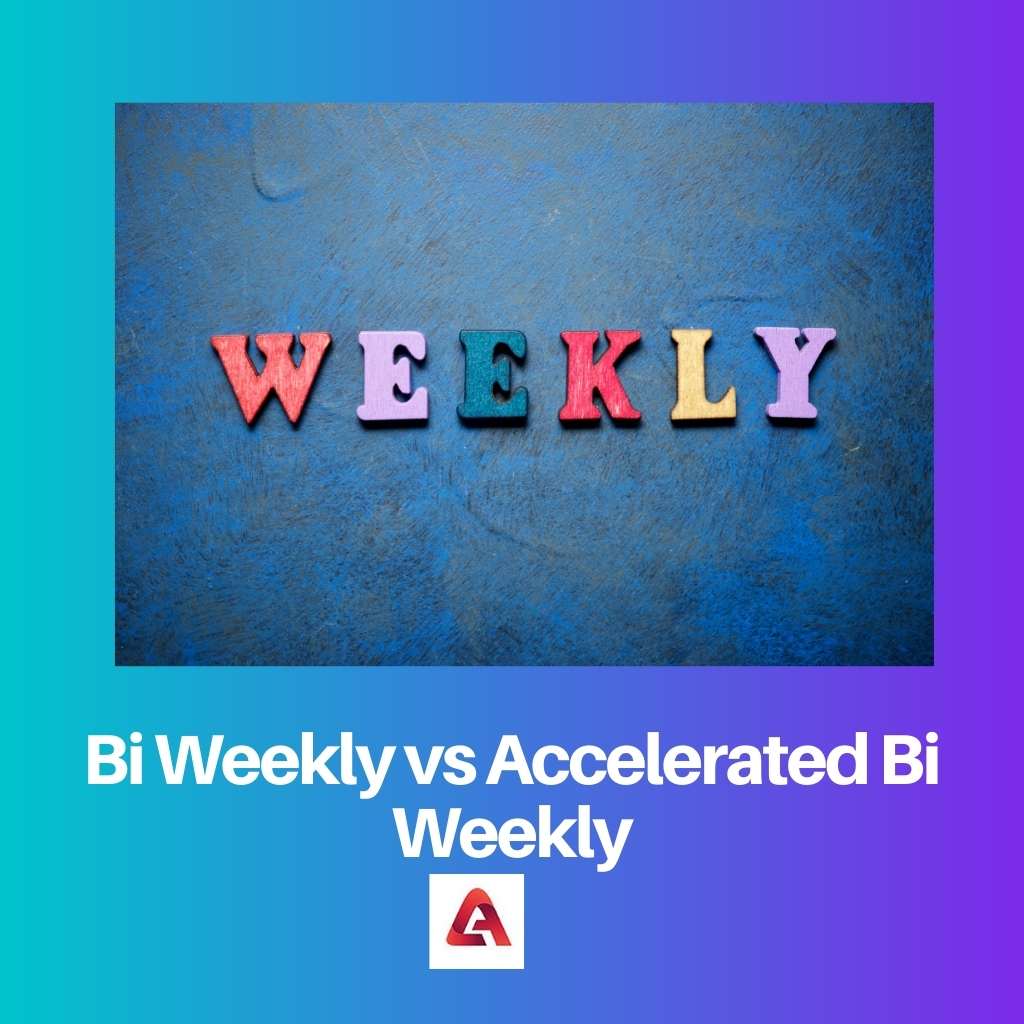 Bi Weekly против ускоренного Bi Weekly