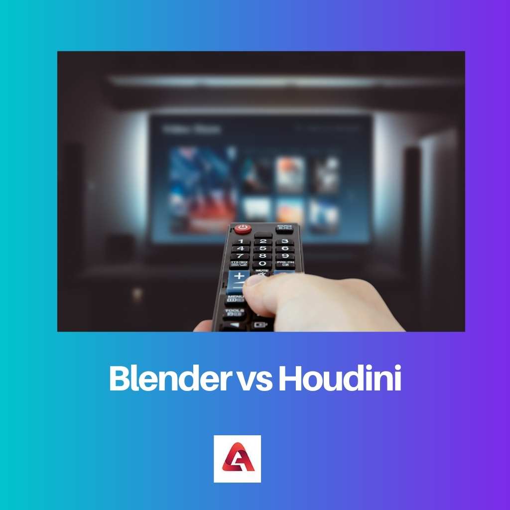 Blender vs Houdini: Difference Comparison