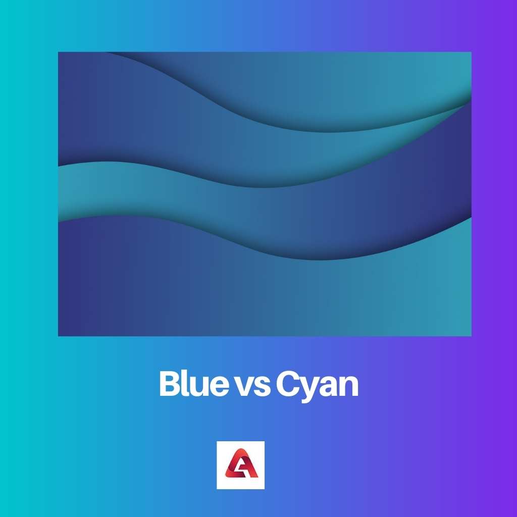 Blue vs Cyan