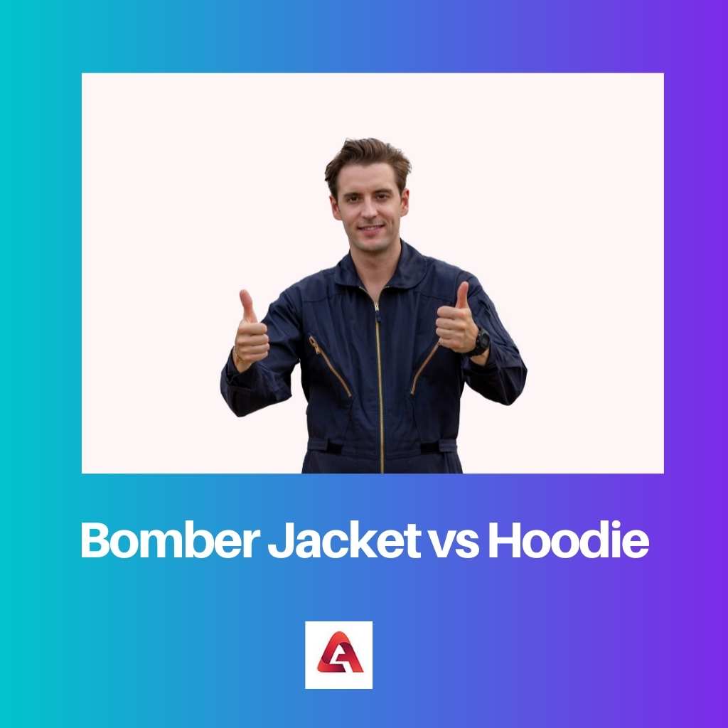 Áo khoác bomber vs Áo hoodie