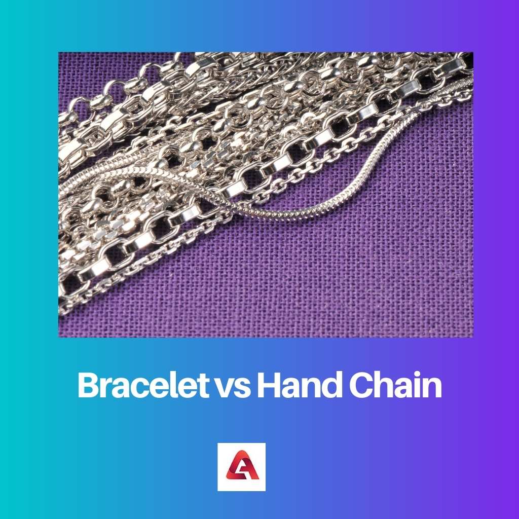 Bracelet vs chaîne à main