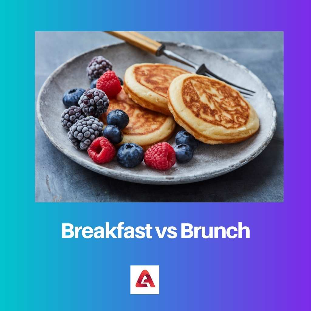 Breakfast vs Brunch