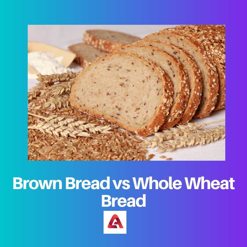 Pain brun vs pain de blé entier