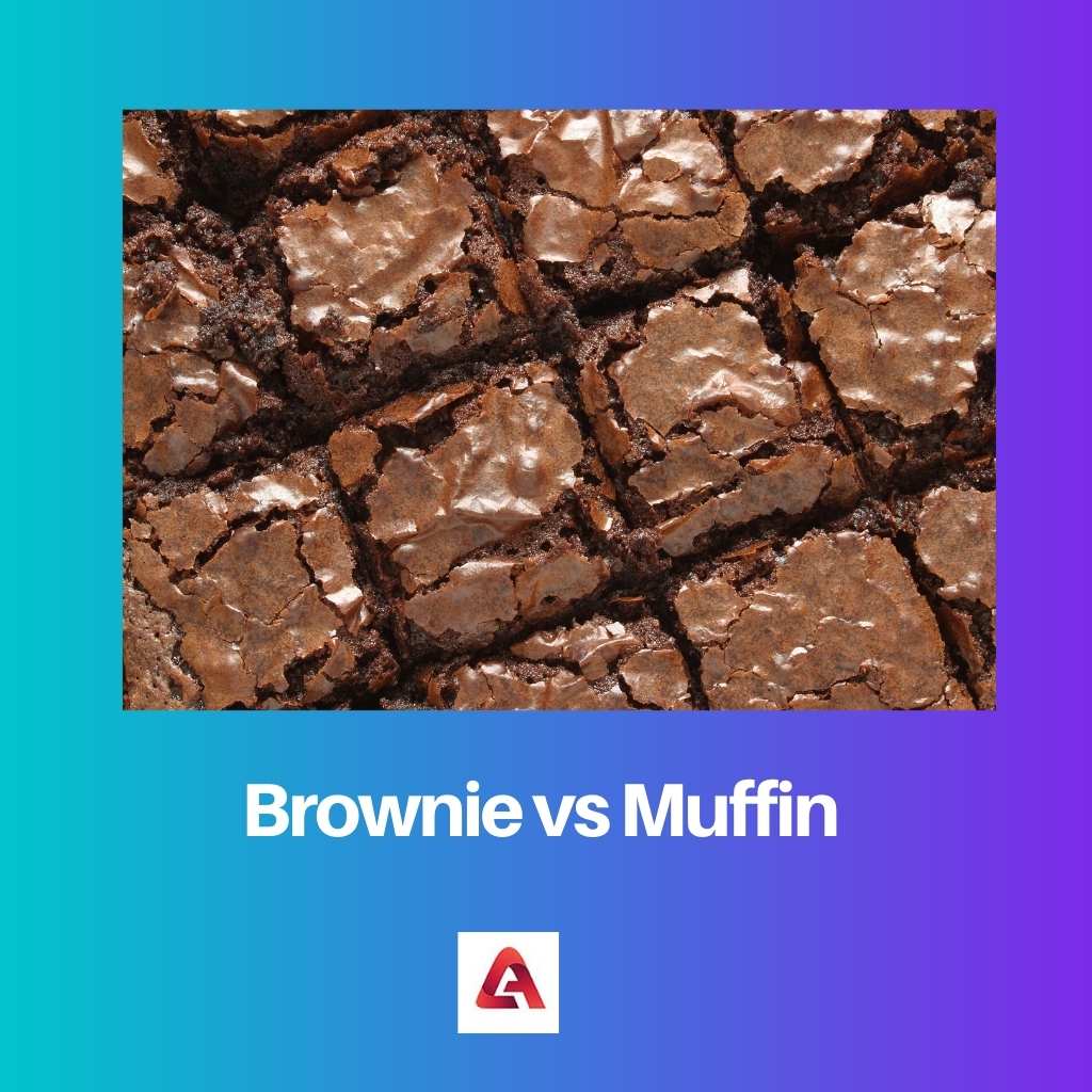 Brownie gegen Muffin