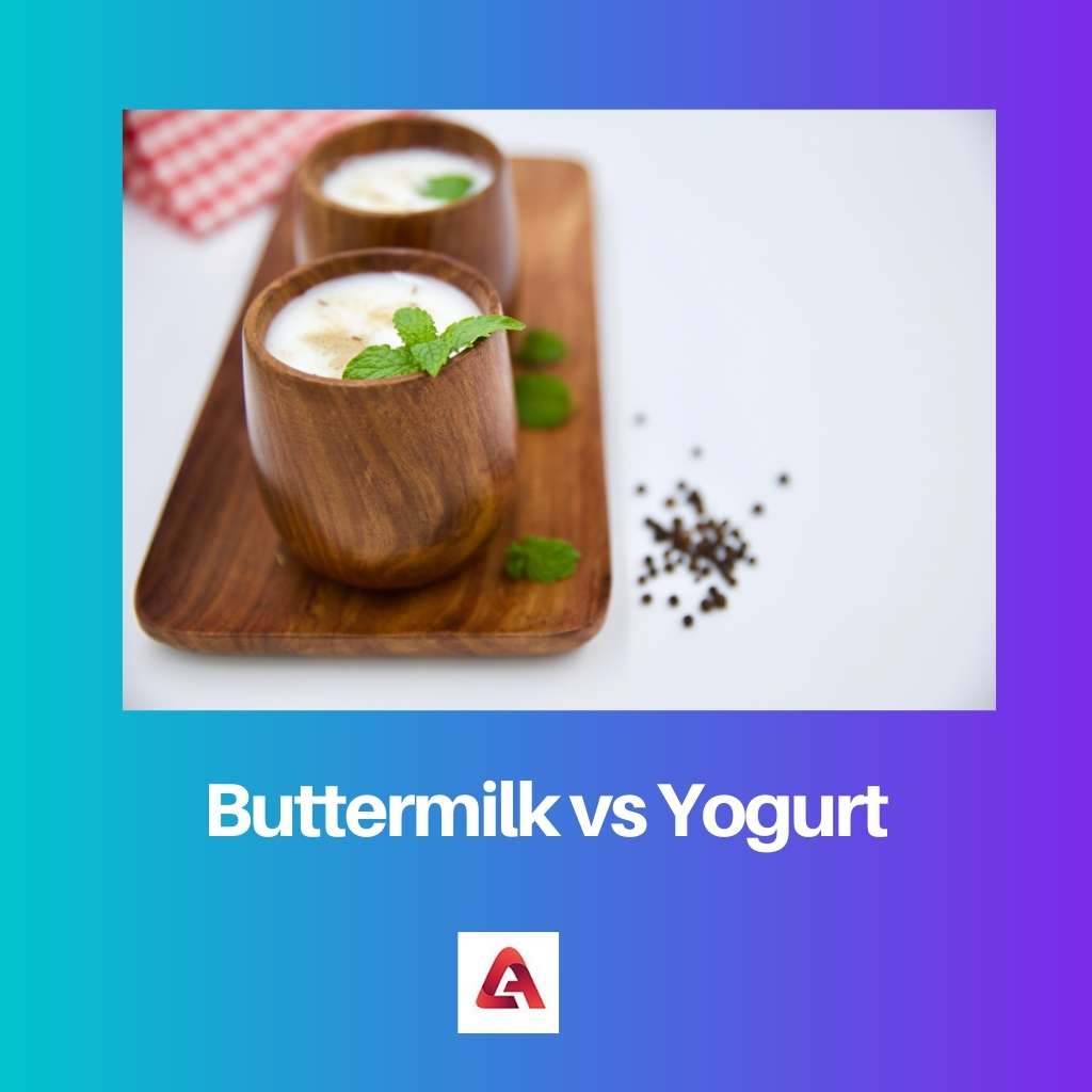 Buttermilk vs Iogurte