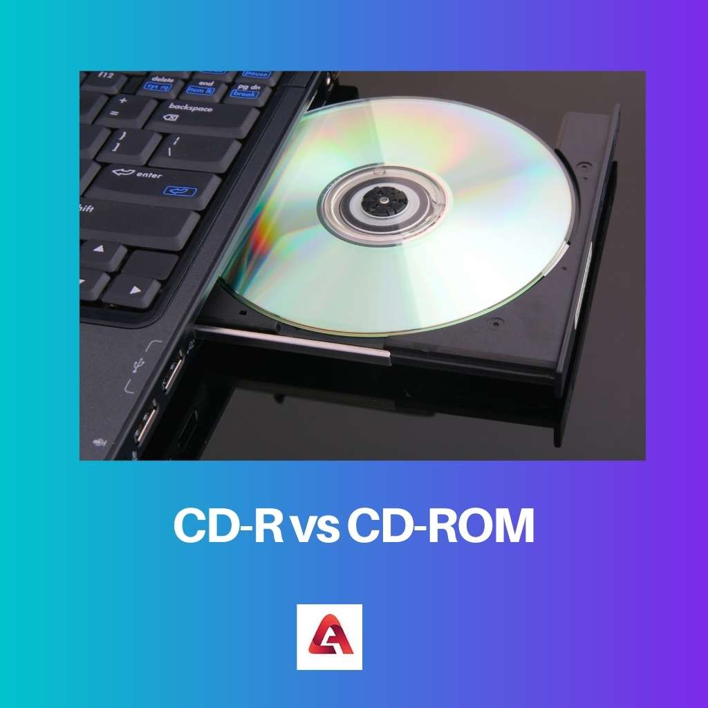 CD R vs CD ROM
