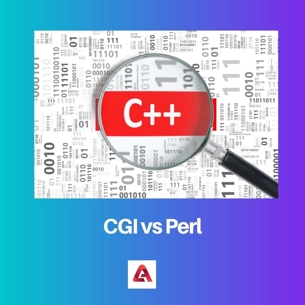 CGI против Perl