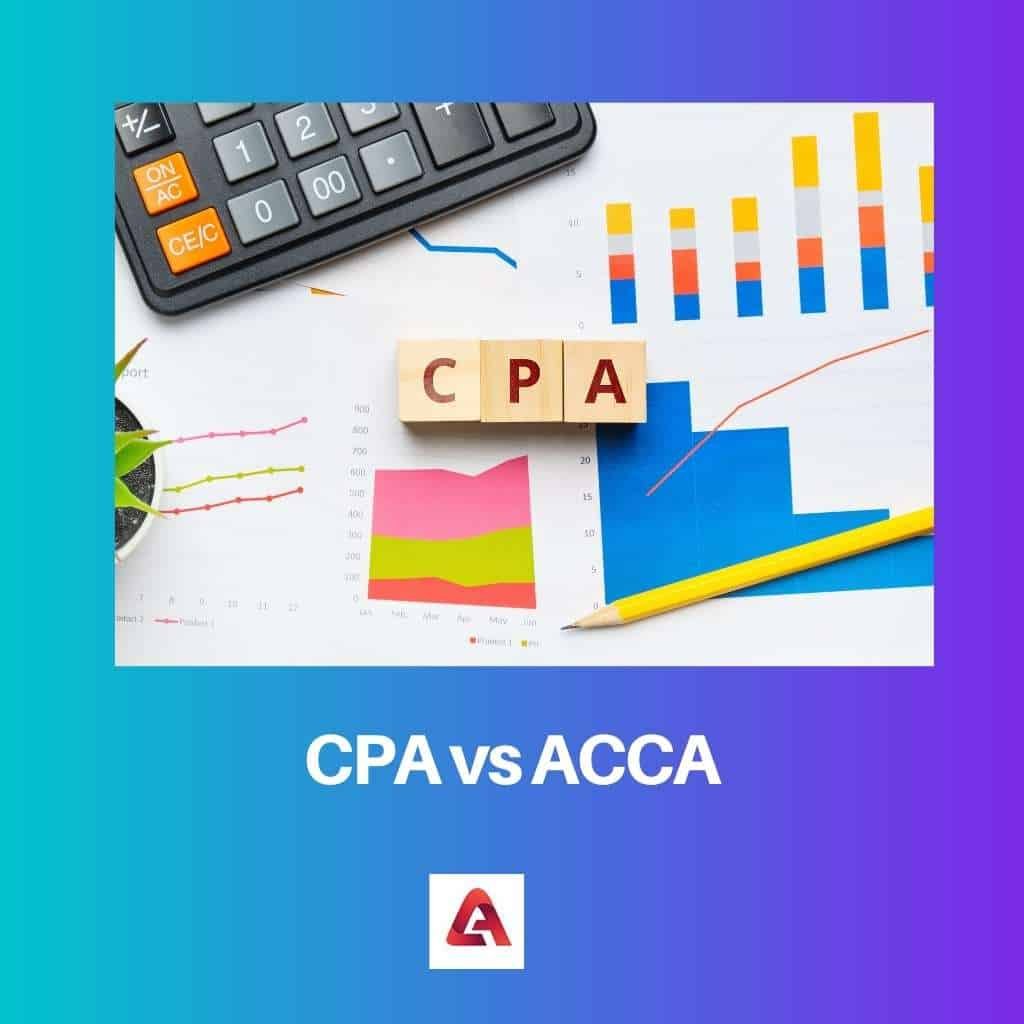 CPA Vs ACCA Difference And Comparison