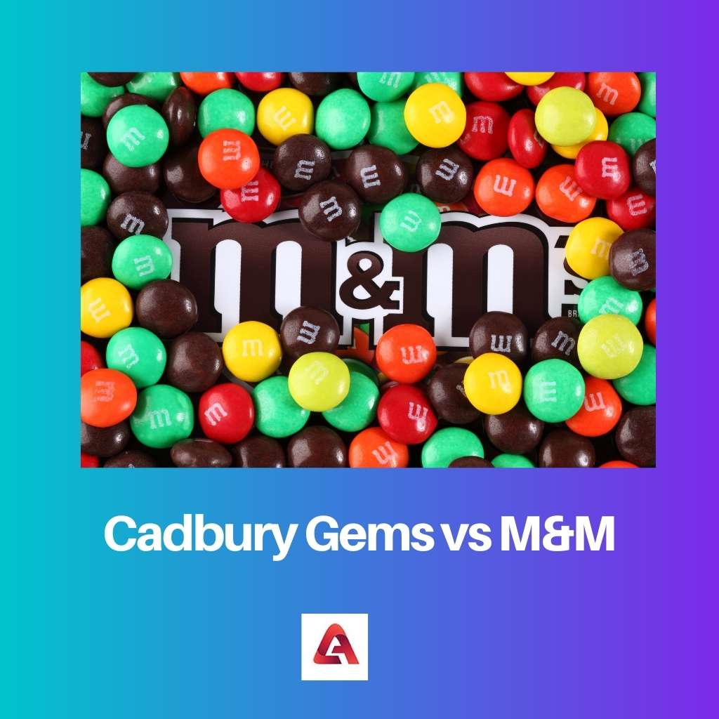 Cadbury Gems vs MM