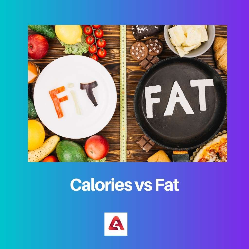 Calorieën versus vet