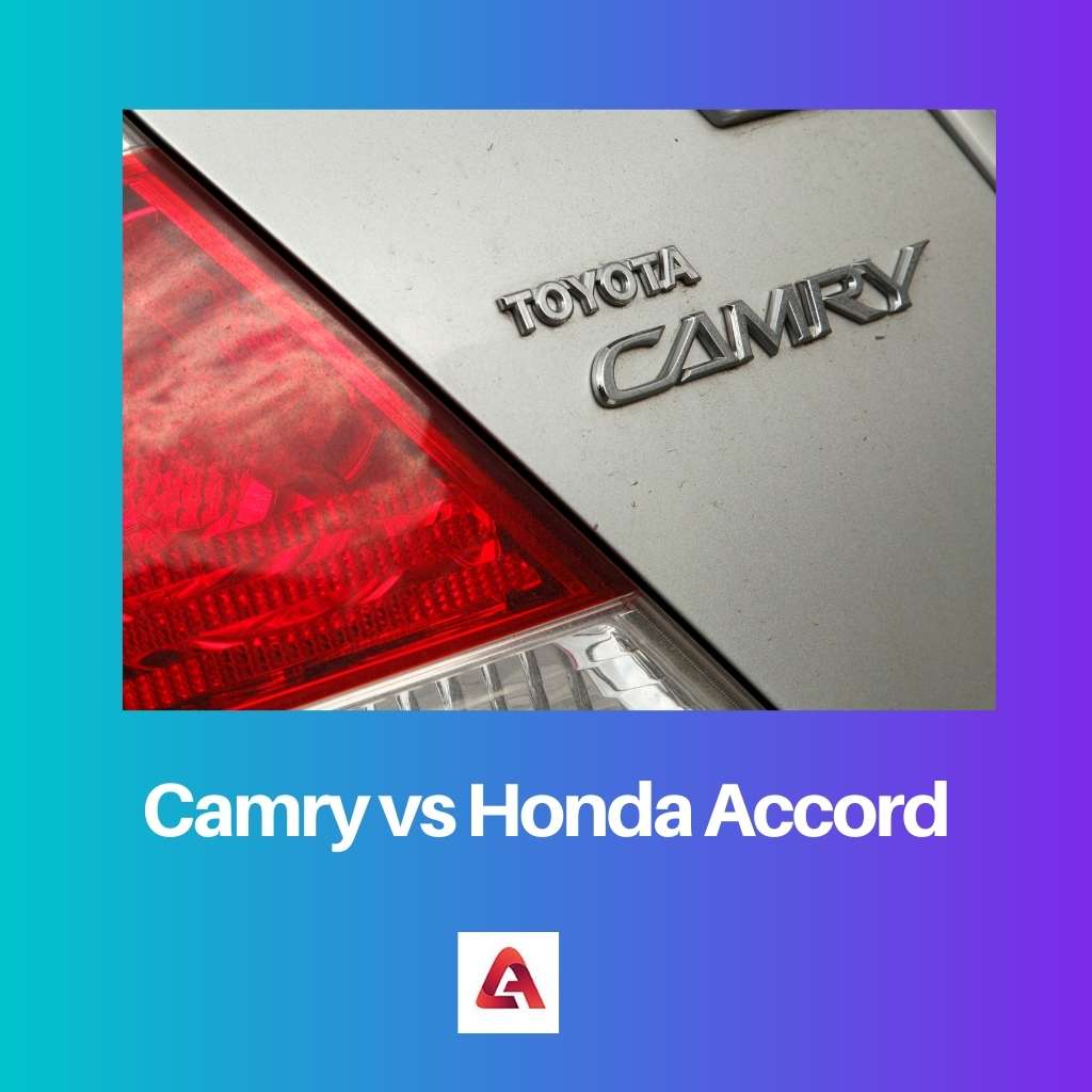 Camry vs Honda Accord