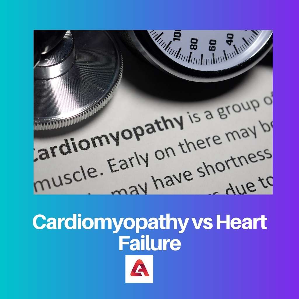 Кардиомиопатия против сердечной недостаточности