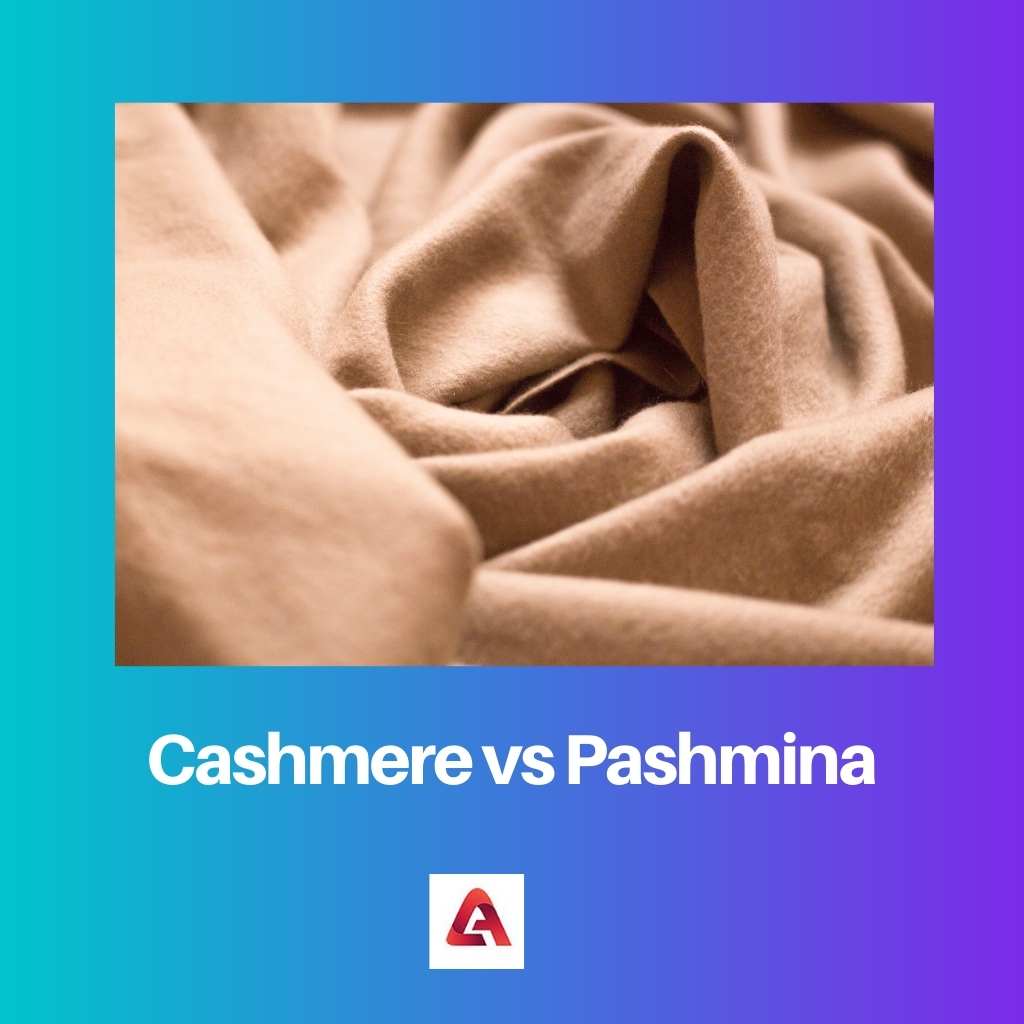 Cashmere vs Pashmina