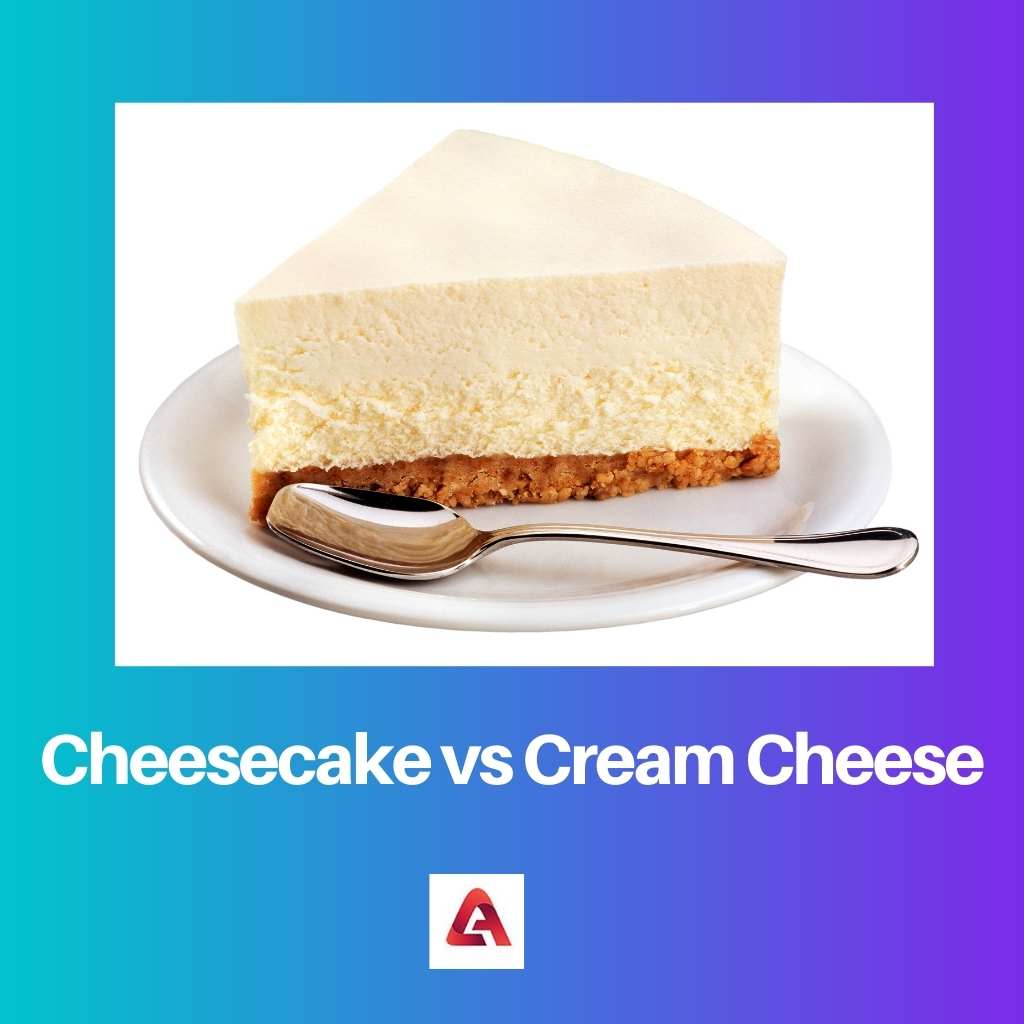 Cheesecake versus roomkaas