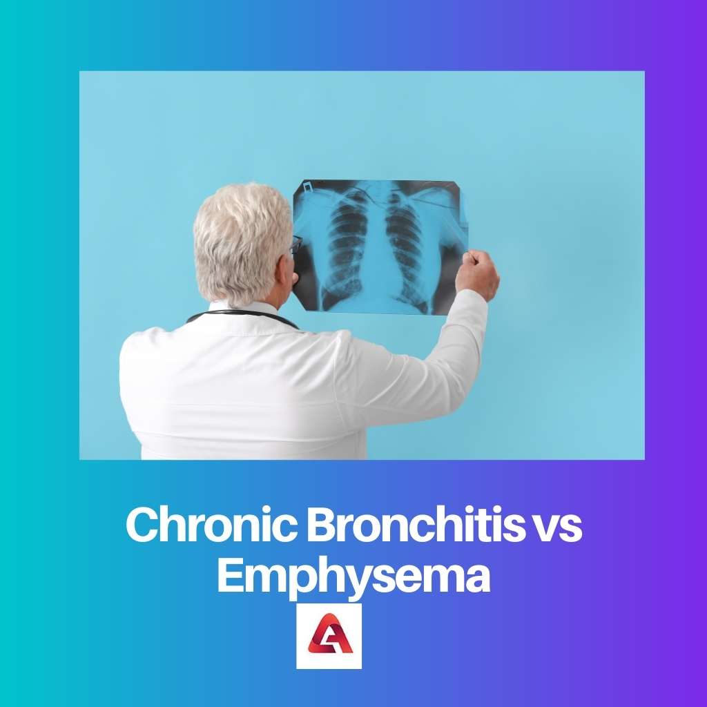 Chronická bronchitida vs emfyzém