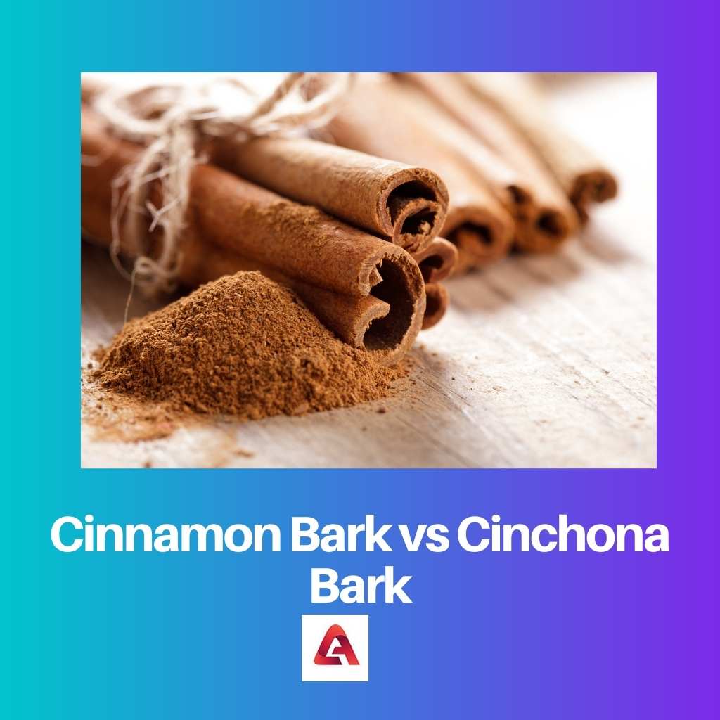 Cinnamon Bark vs Cinchona Bark