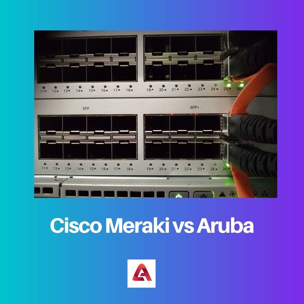 Cisco Meraki と Aruba 1 の比較