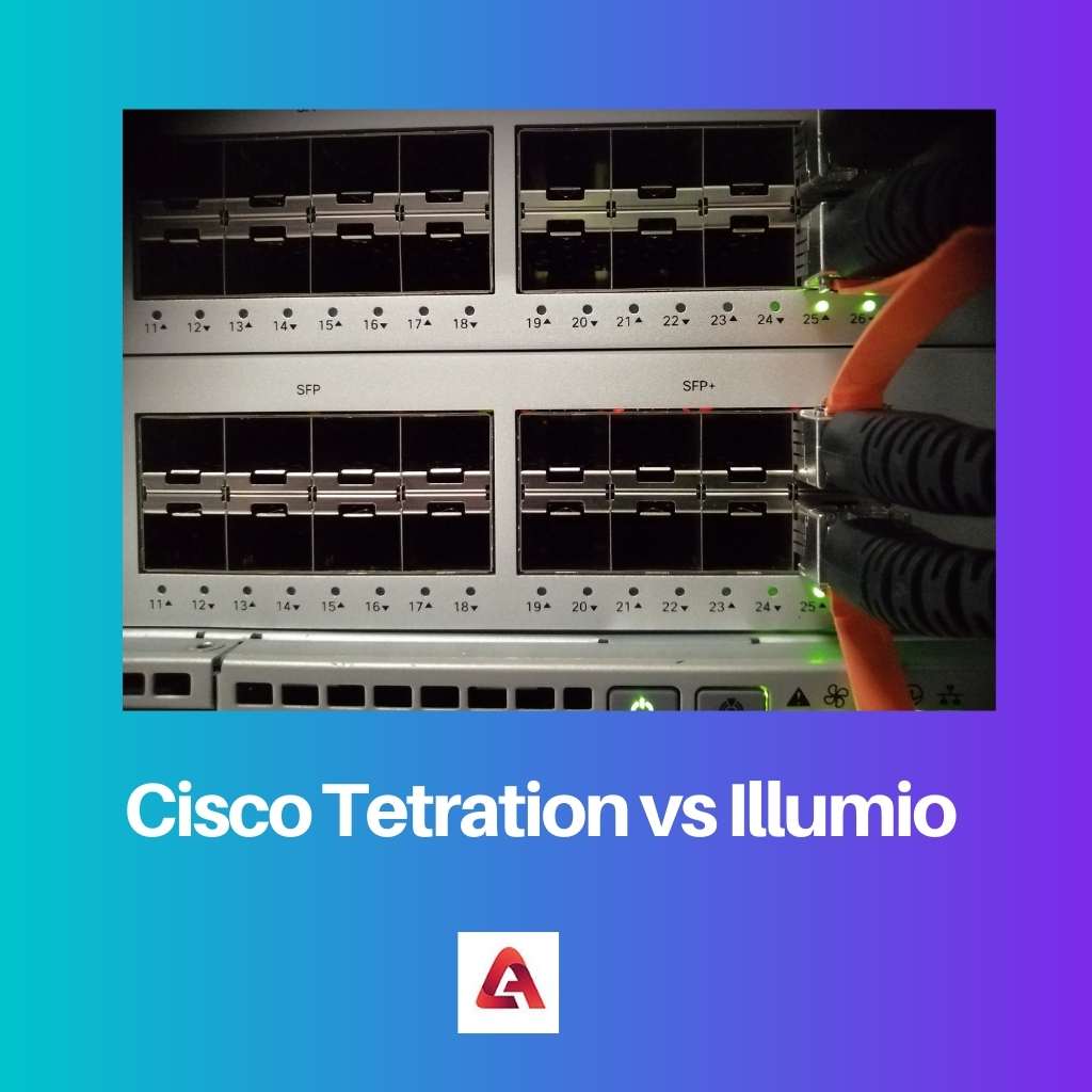 Cisco Tetration と Illumio の比較