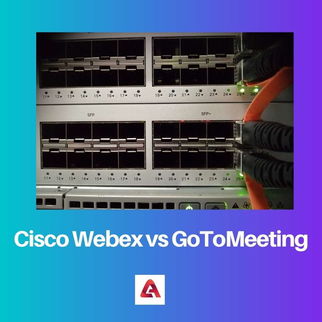 Cisco Webex versus GoToMeeting